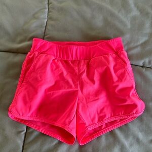Girls Lands End lined swim shorts
